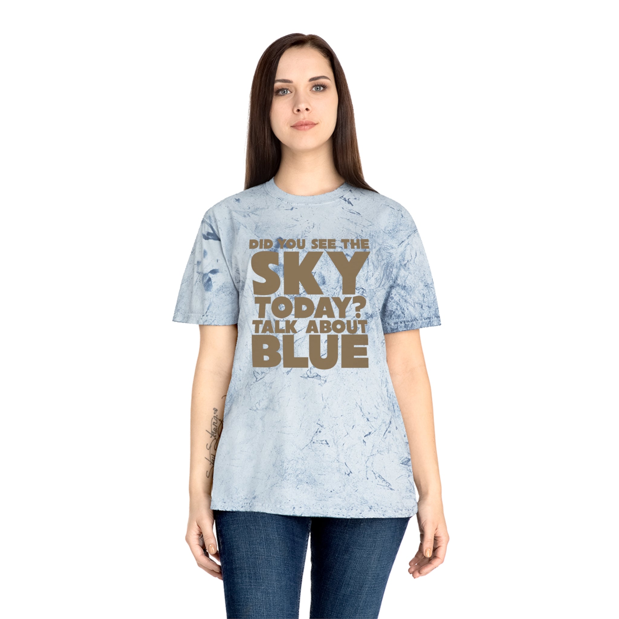 Kronks Blue Sky Unisex Color Blast T-Shirt