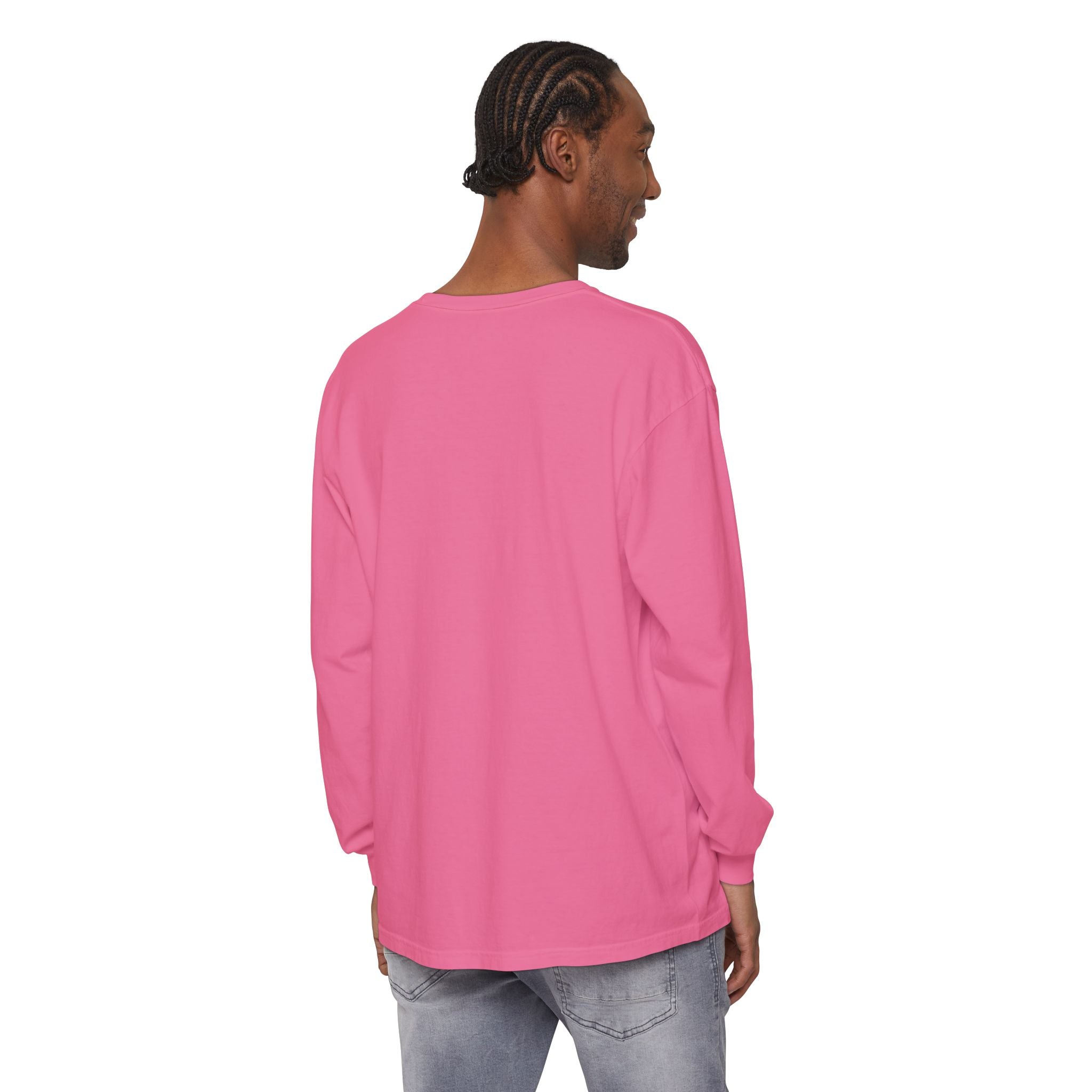 Pegasus Track & Field Long Sleeve T-Shirt - Unisex Garment-Dyed Graphic Tee