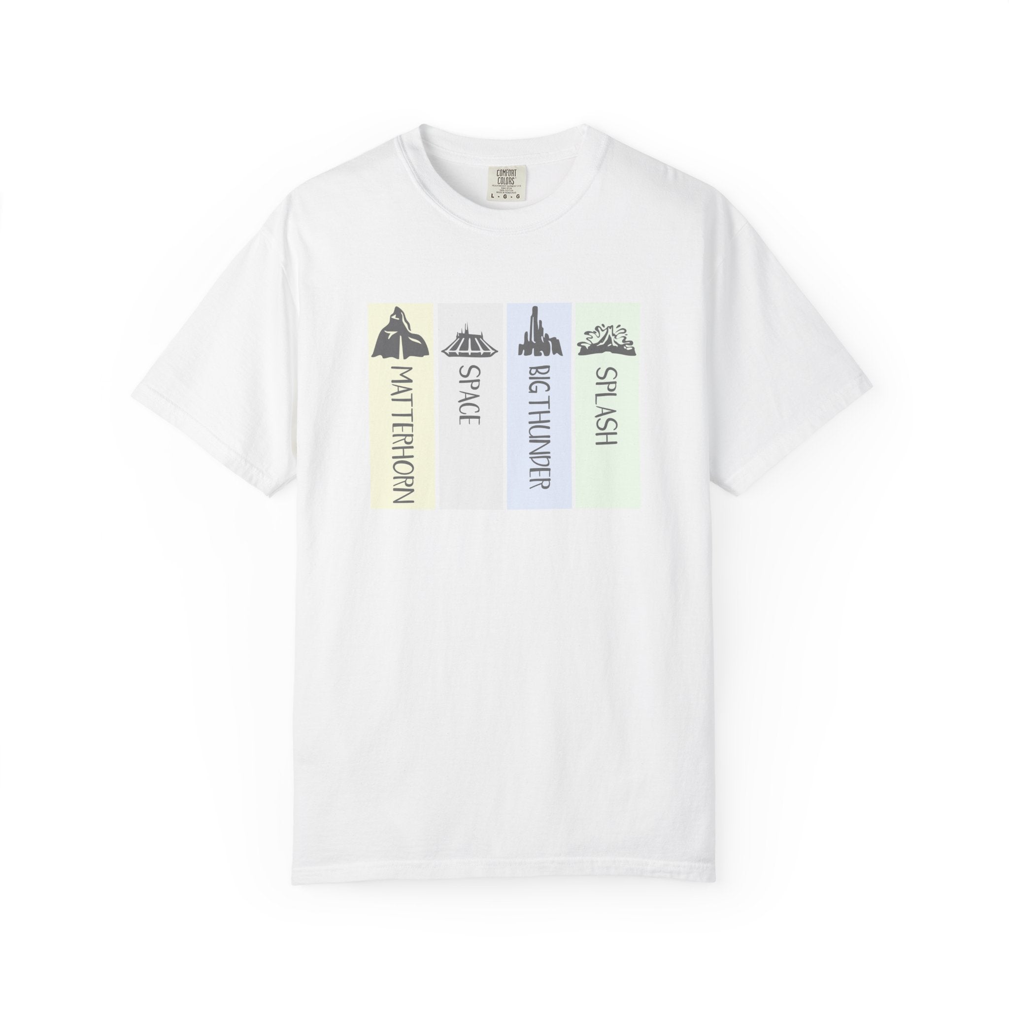 Mountain Range at Disneyland Unisex T-Shirt