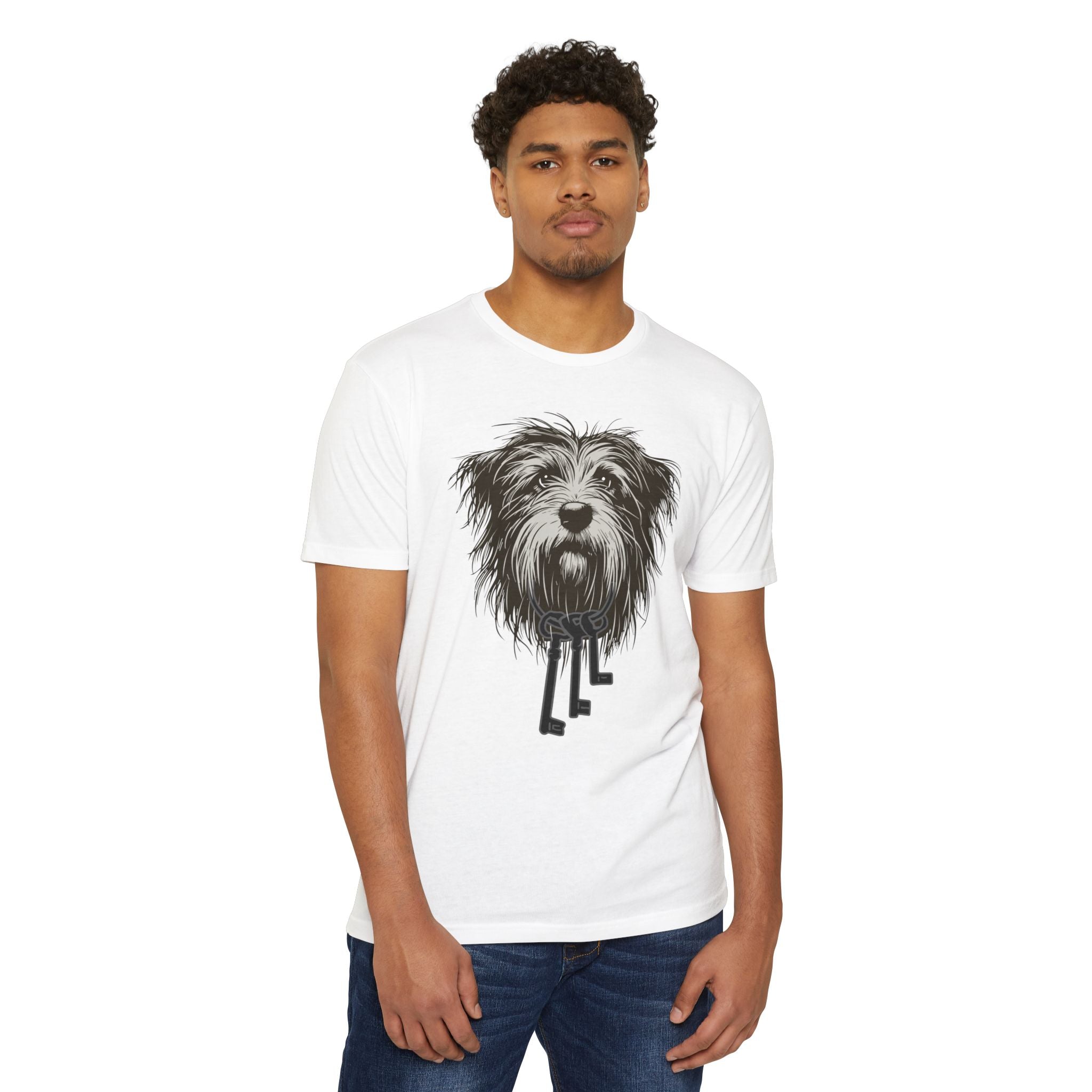 Pirate Dog withholding Jail Keys T-shirt