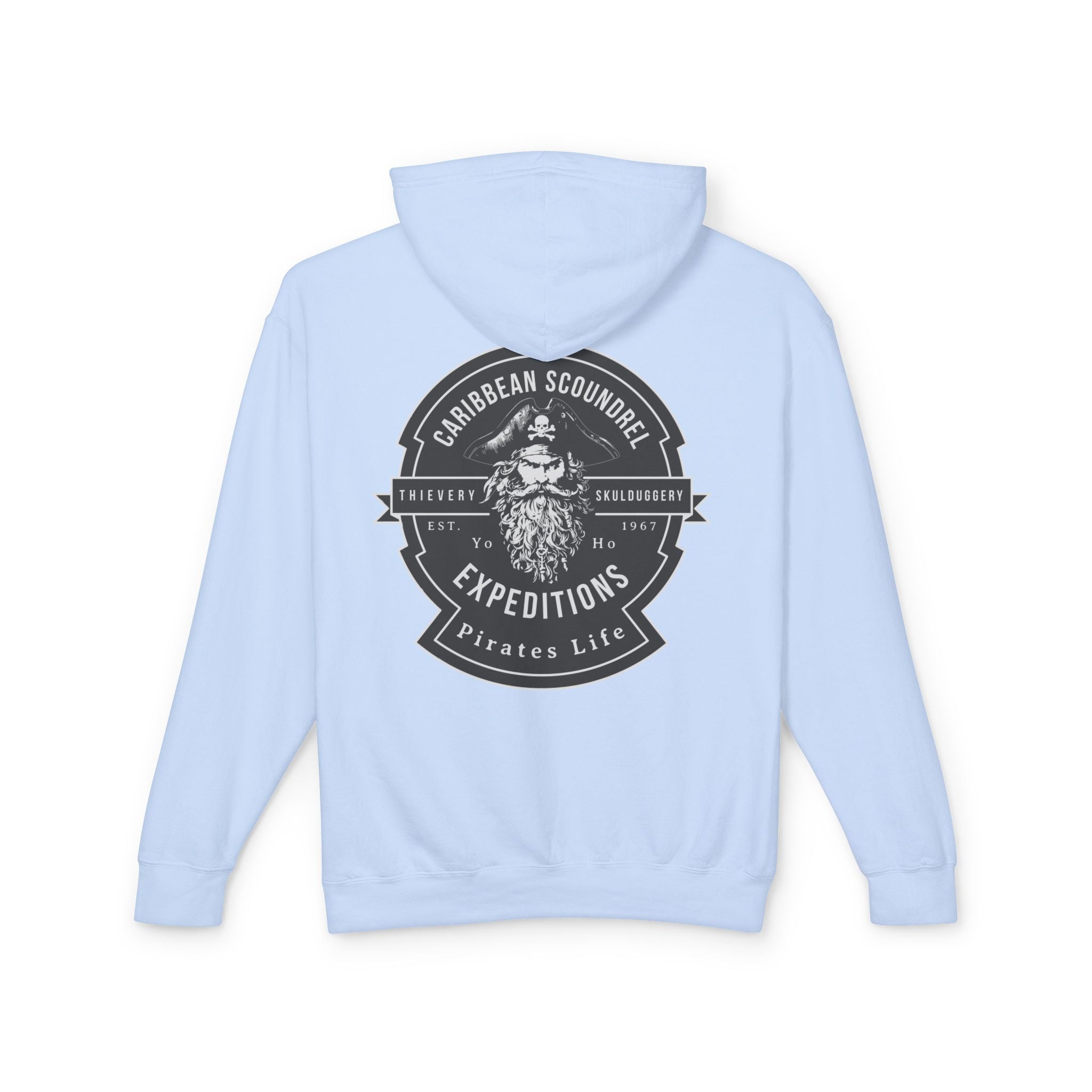 Caribbean Scoundrel Expeditions Unisex Lightweight Hoodie - Yo Ho, Yo Ho