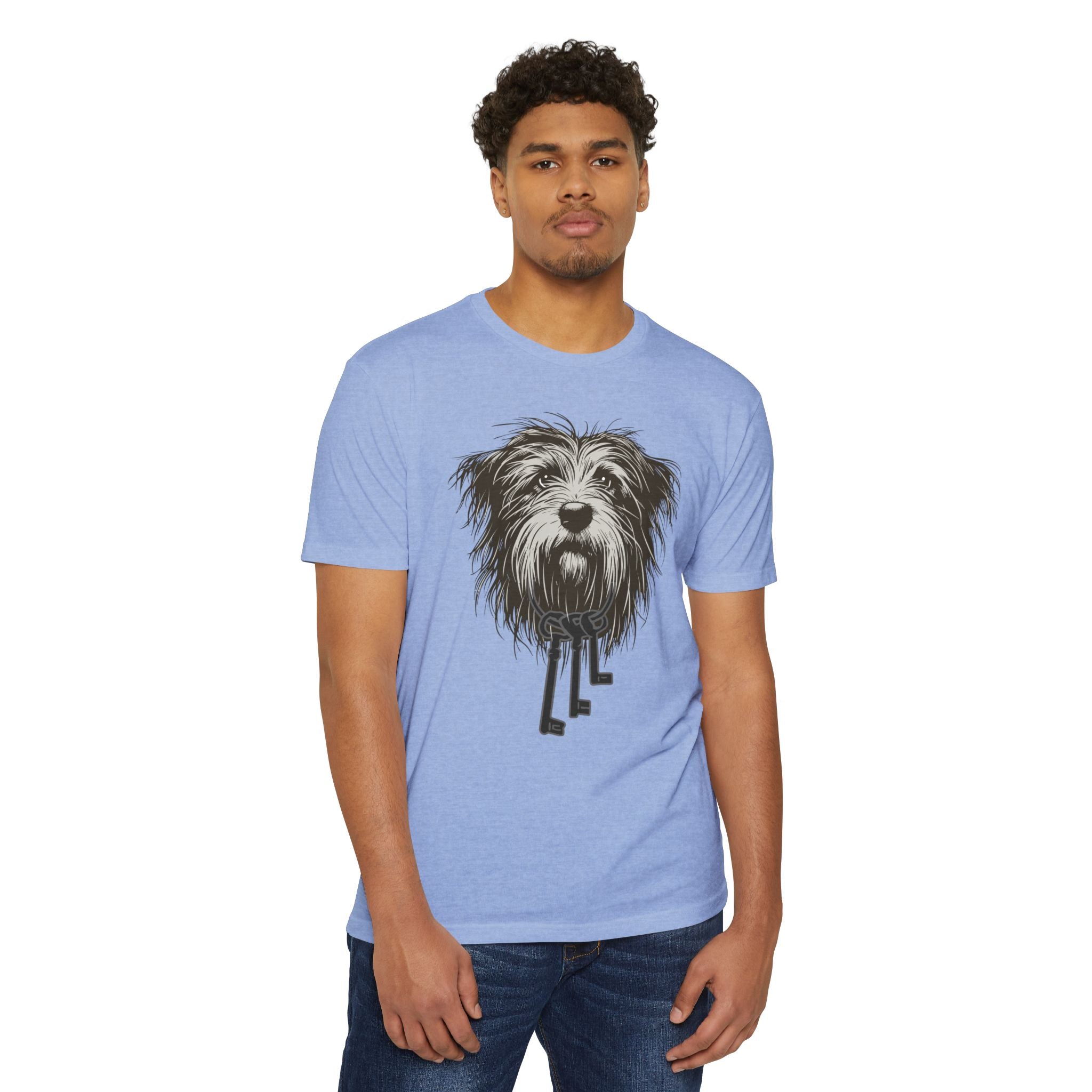 Pirate Dog withholding Jail Keys T-shirt