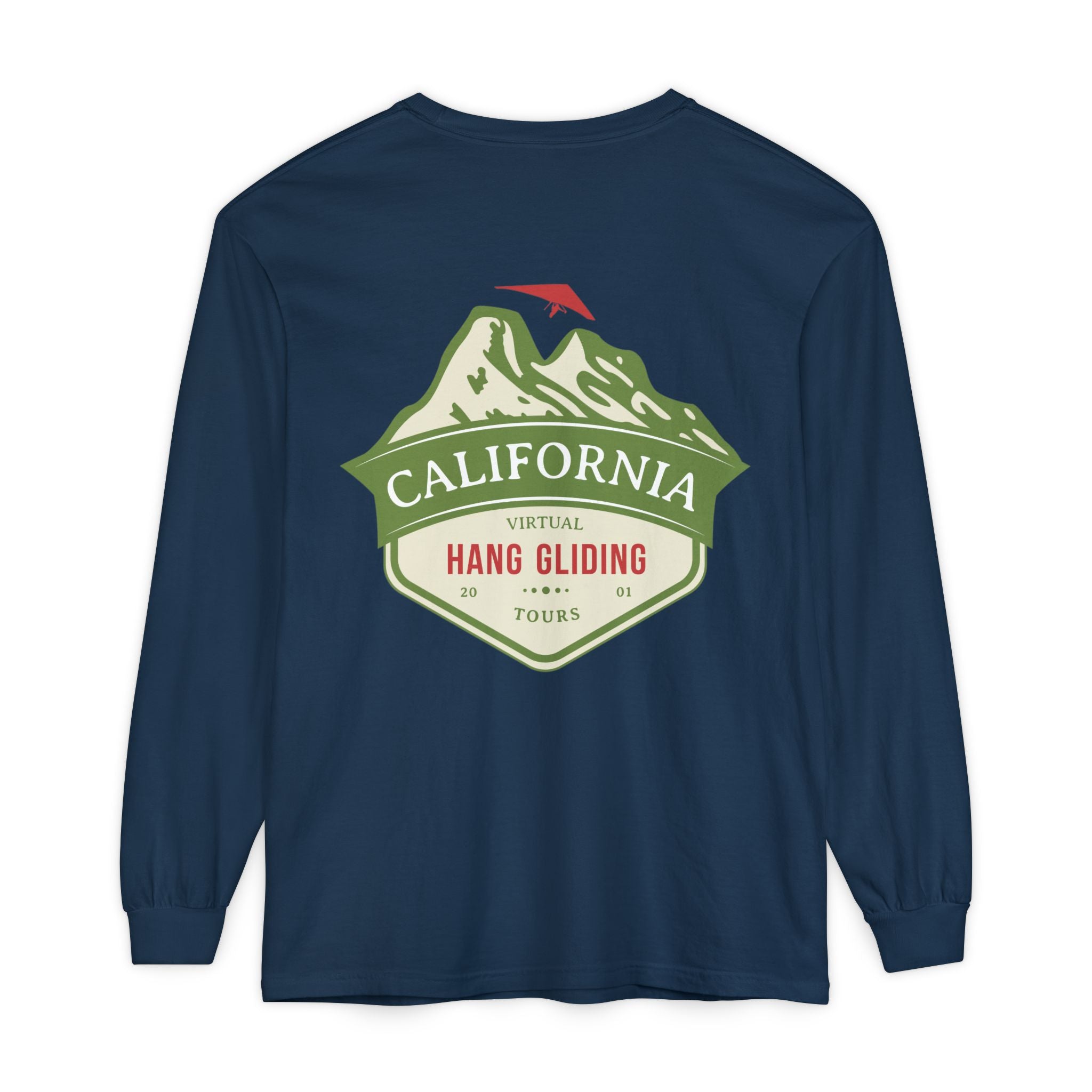 California Virtual Hang Gliding Tours Long Sleeve Unisex T-Shirt