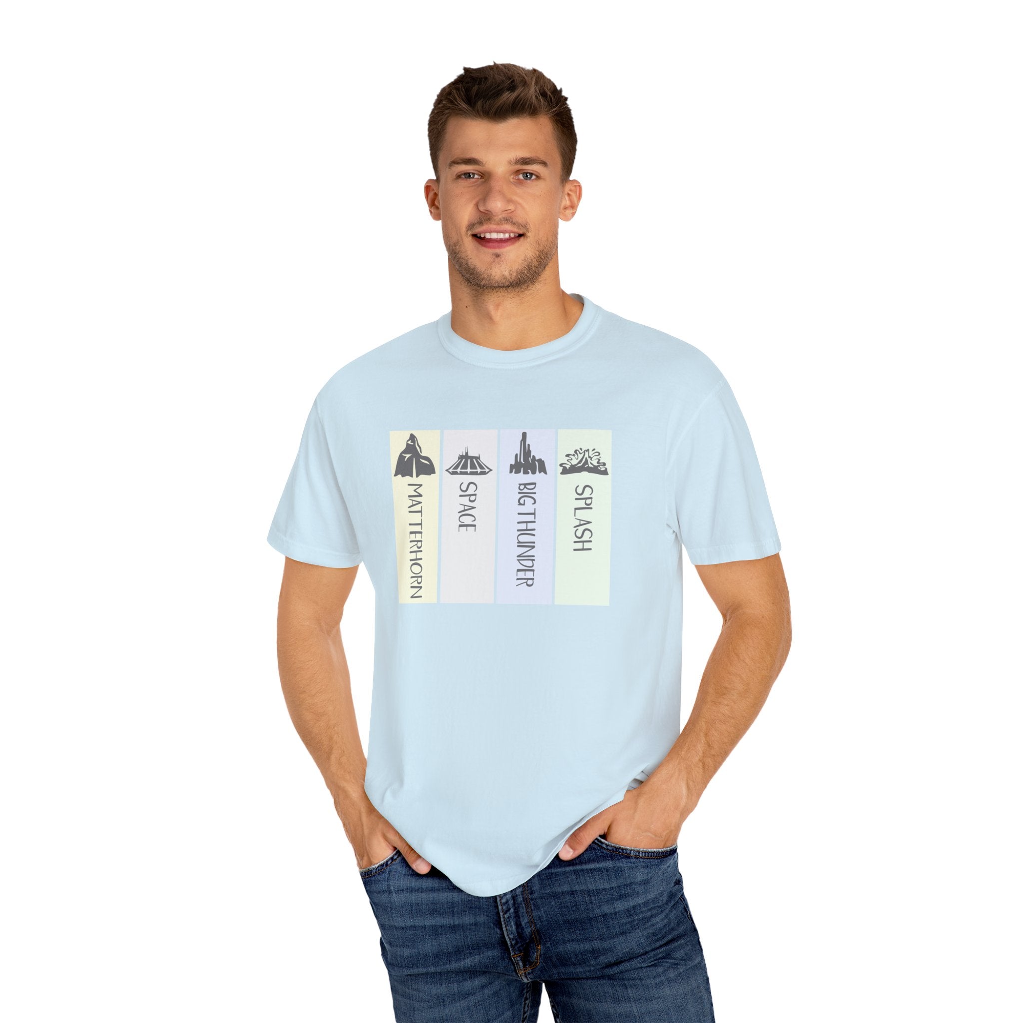 Mountain Range at Disneyland Unisex T-Shirt