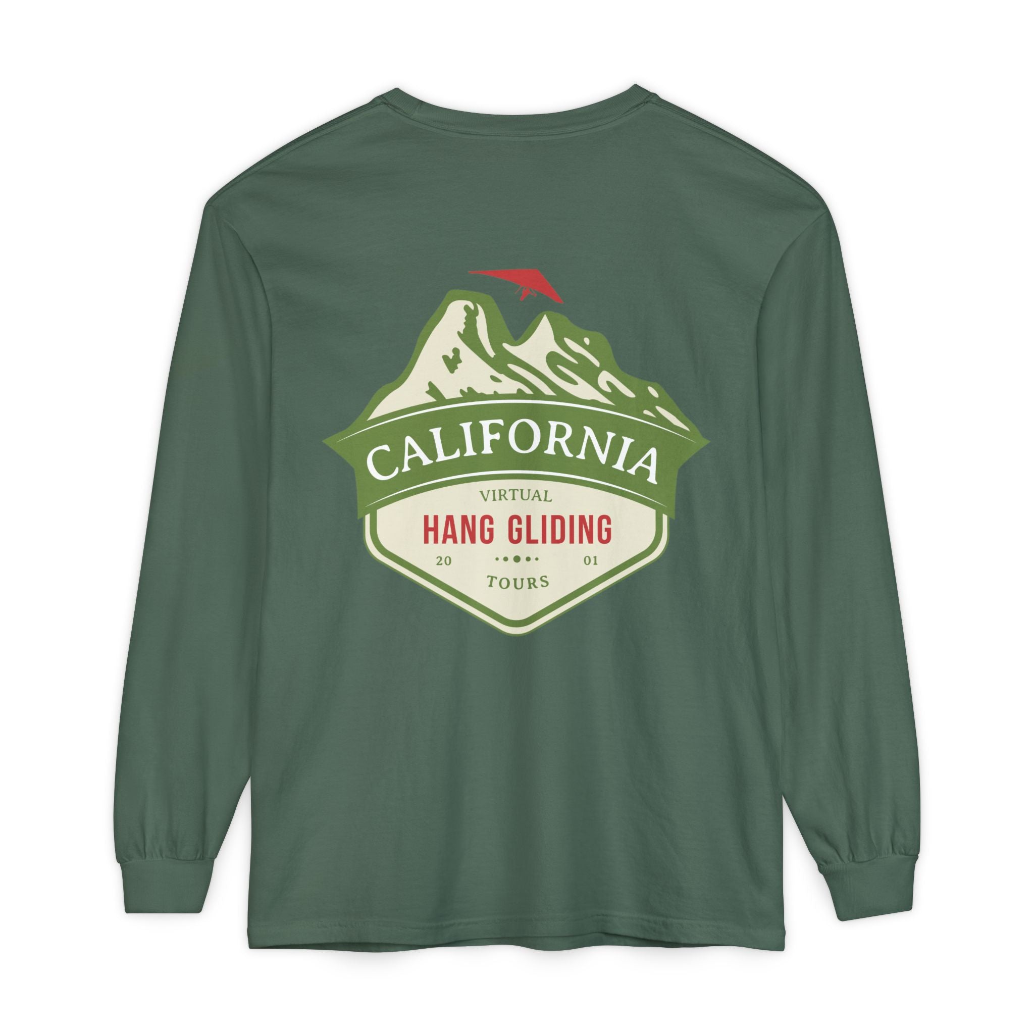 California Virtual Hang Gliding Tours Long Sleeve Unisex T-Shirt