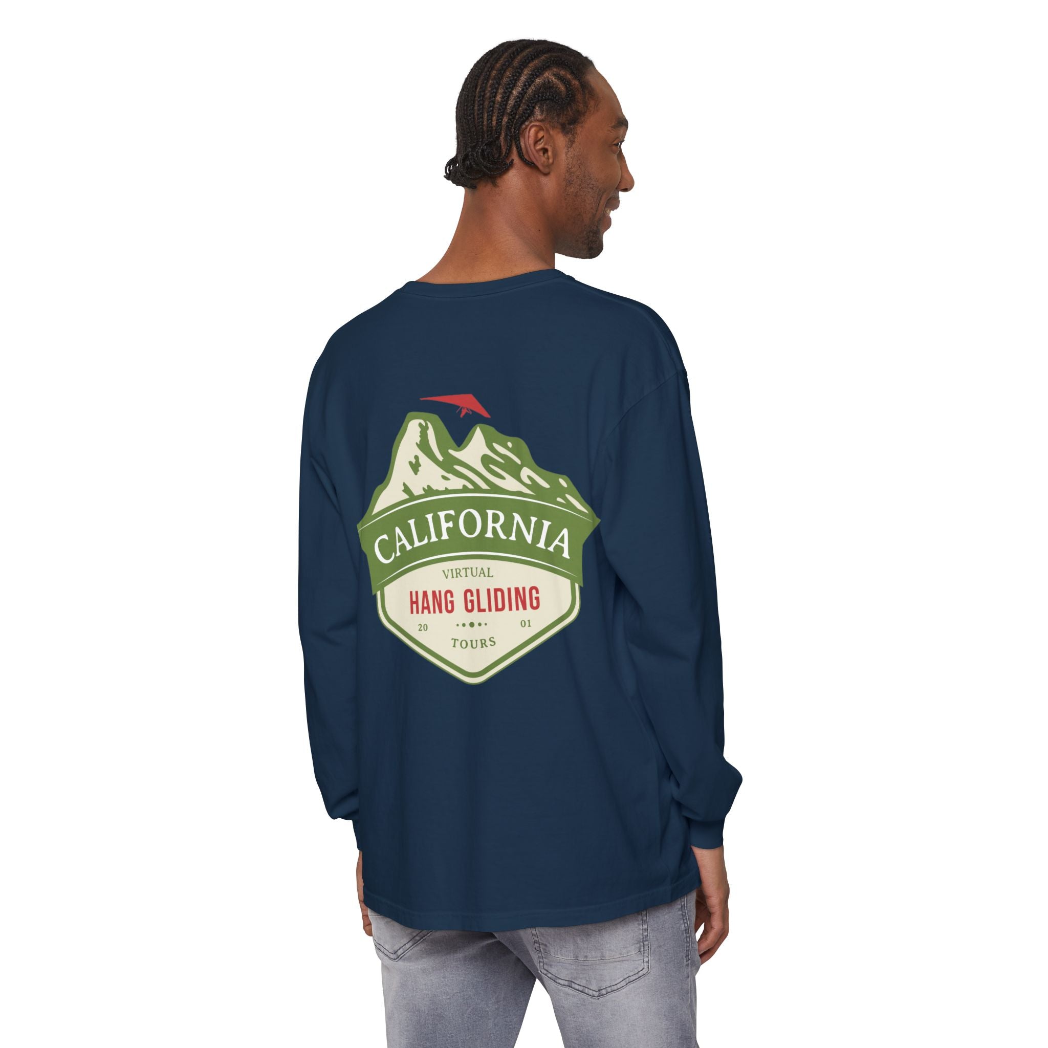 California Virtual Hang Gliding Tours Long Sleeve Unisex T-Shirt