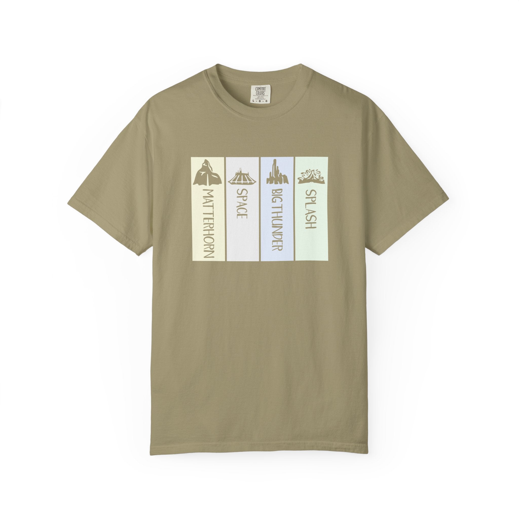 Mountain Range at Disneyland Unisex T-Shirt