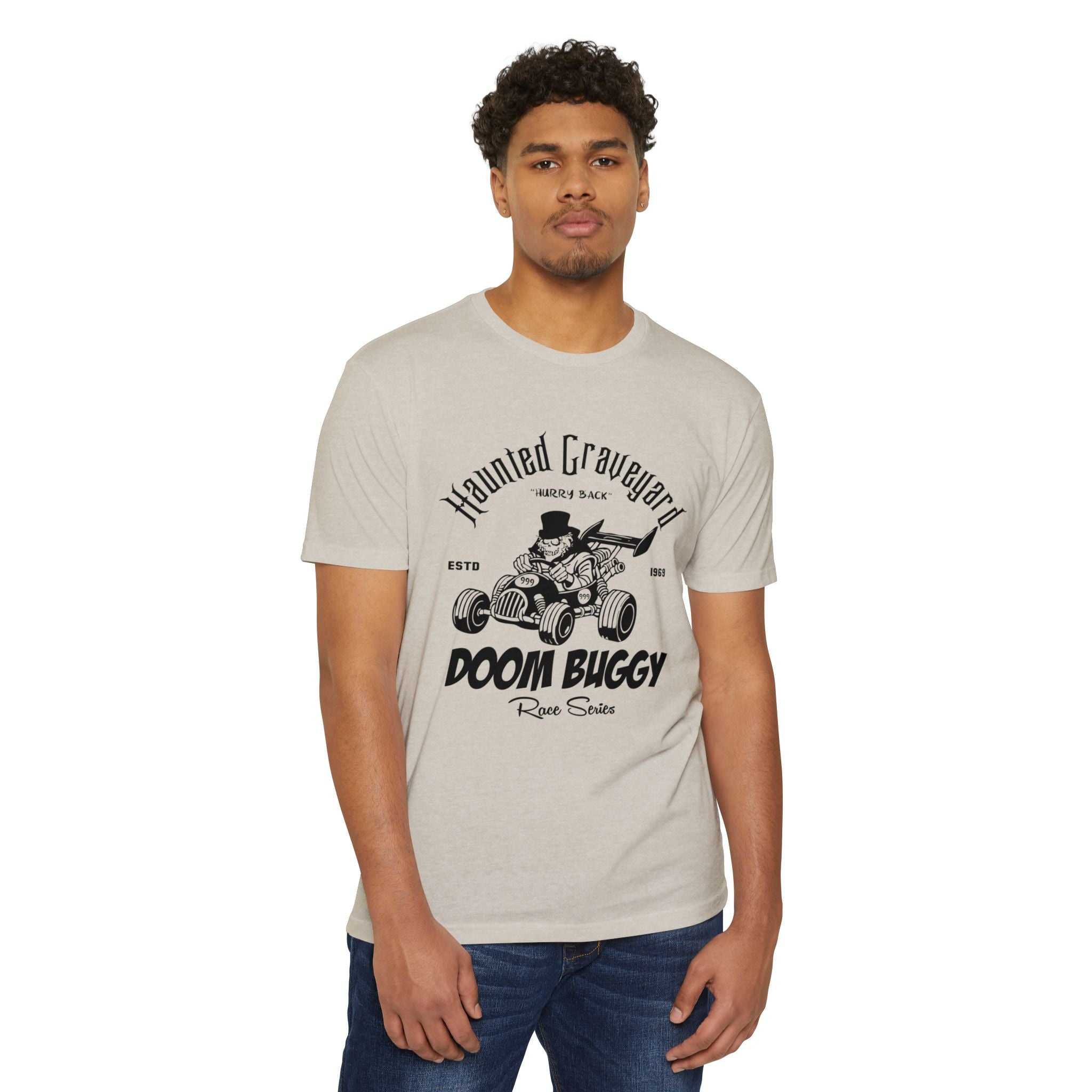 Haunted Graveyard Doom Buggy Unisex T-Shirt