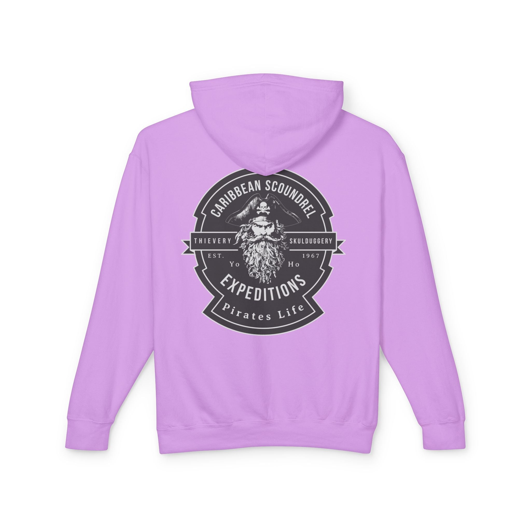 Caribbean Scoundrel Expeditions Unisex Lightweight Hoodie - Yo Ho, Yo Ho