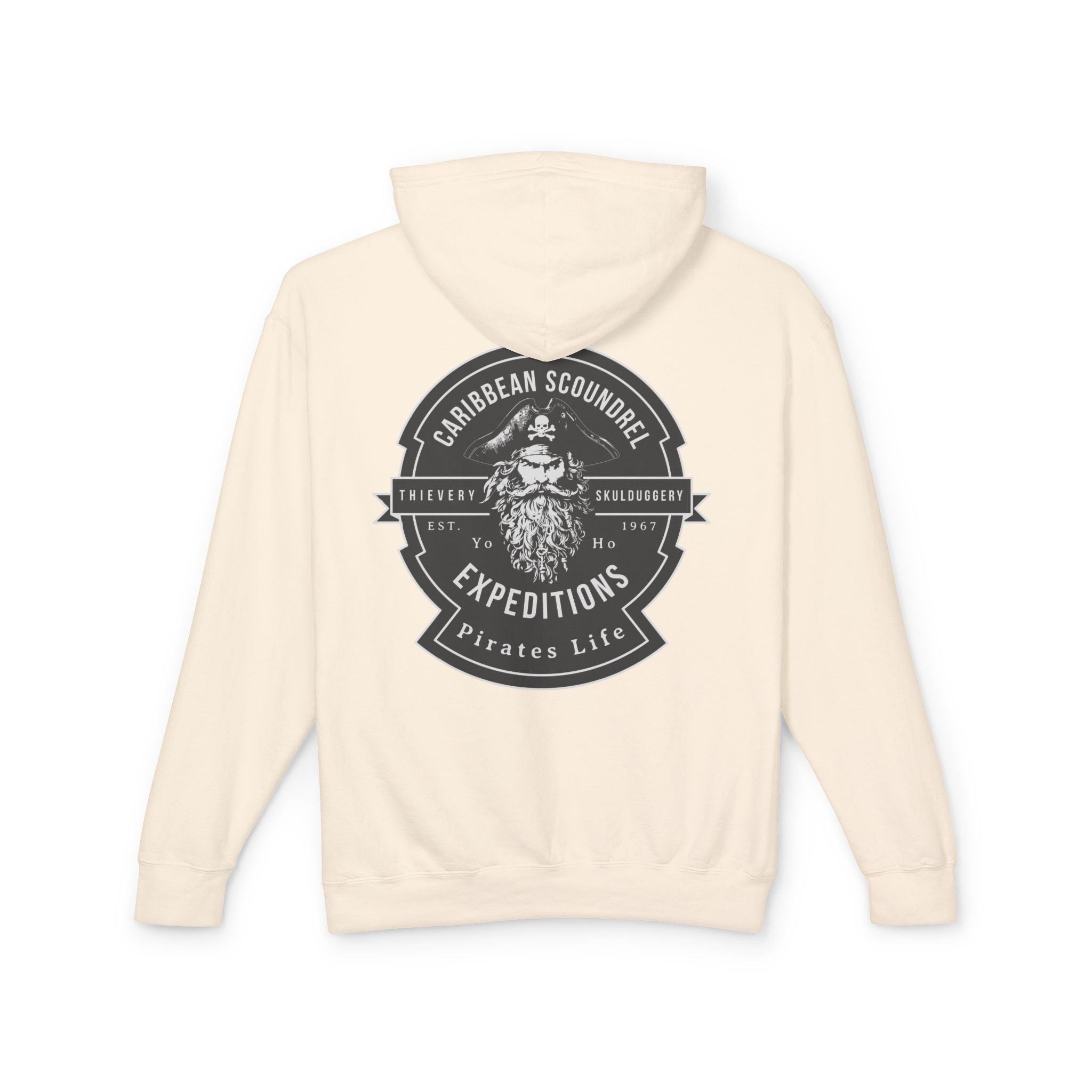 Caribbean Scoundrel Expeditions Unisex Lightweight Hoodie - Yo Ho, Yo Ho