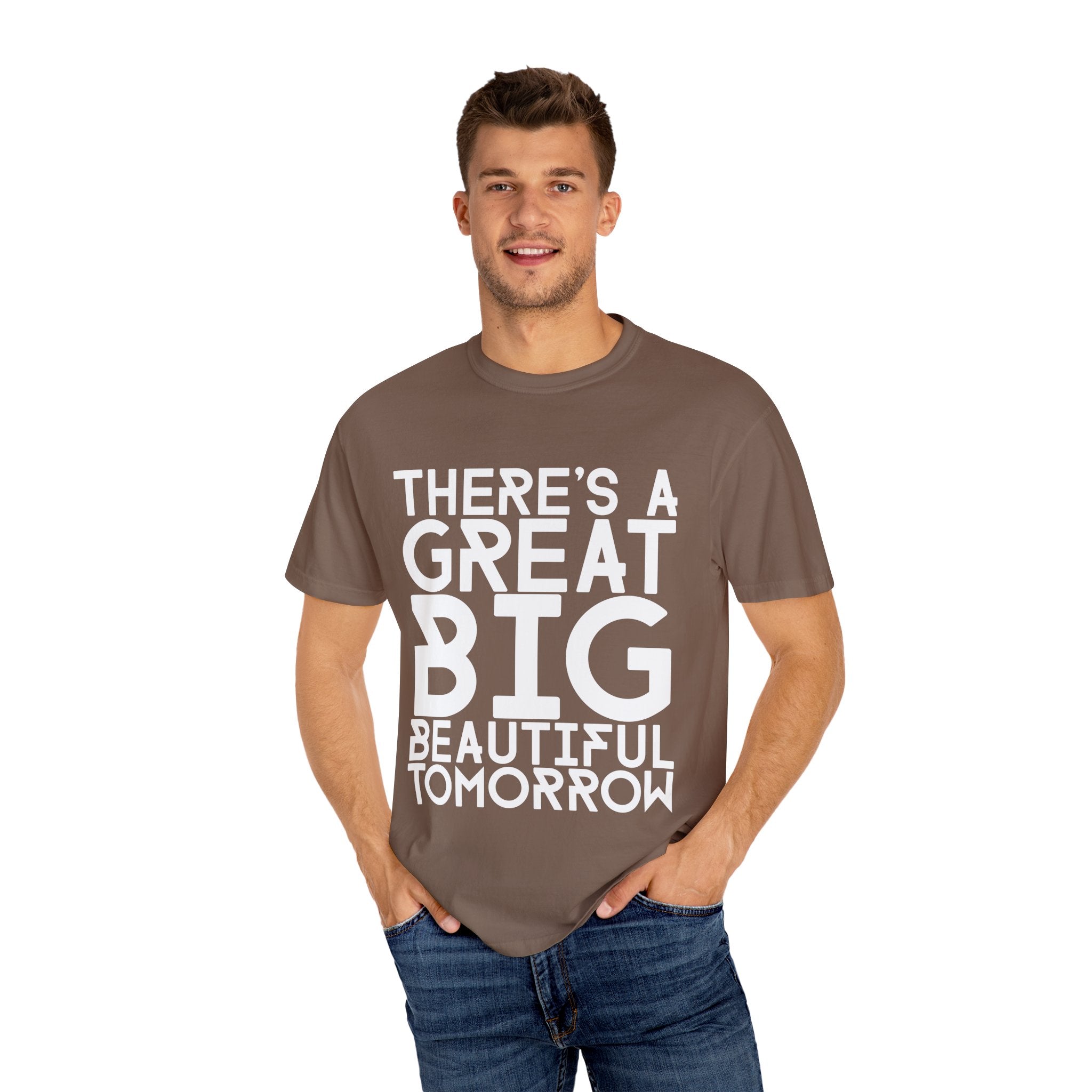 There's a Great Big Beautiful Tomorrow T-Shirt | Music Lover Gift | unisex Graphic Tee | Festival Fashion | Halloween Costume