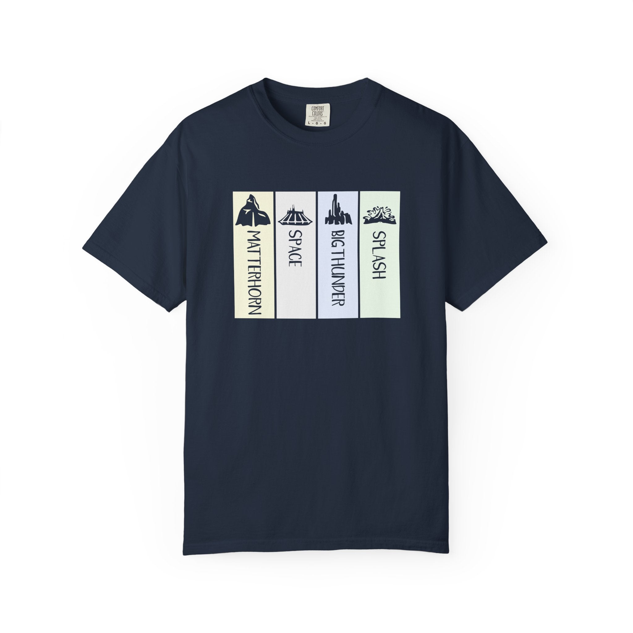 Mountain Range at Disneyland Unisex T-Shirt