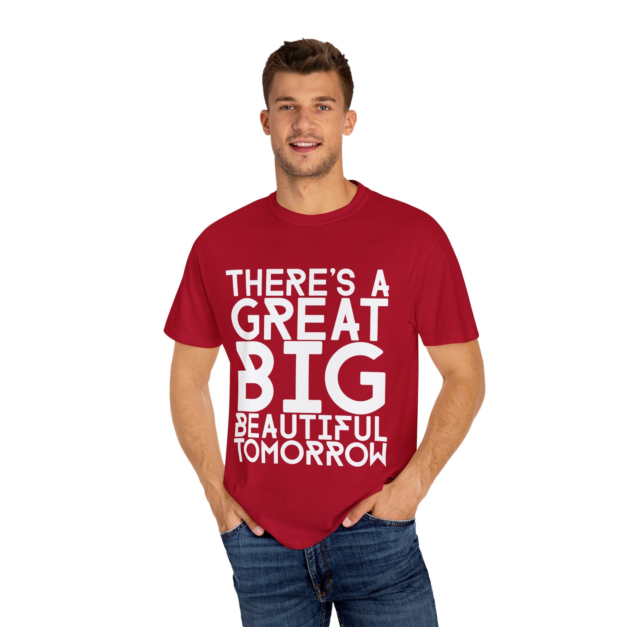 There's a Great Big Beautiful Tomorrow T-Shirt | Music Lover Gift | unisex Graphic Tee | Festival Fashion | Halloween Costume