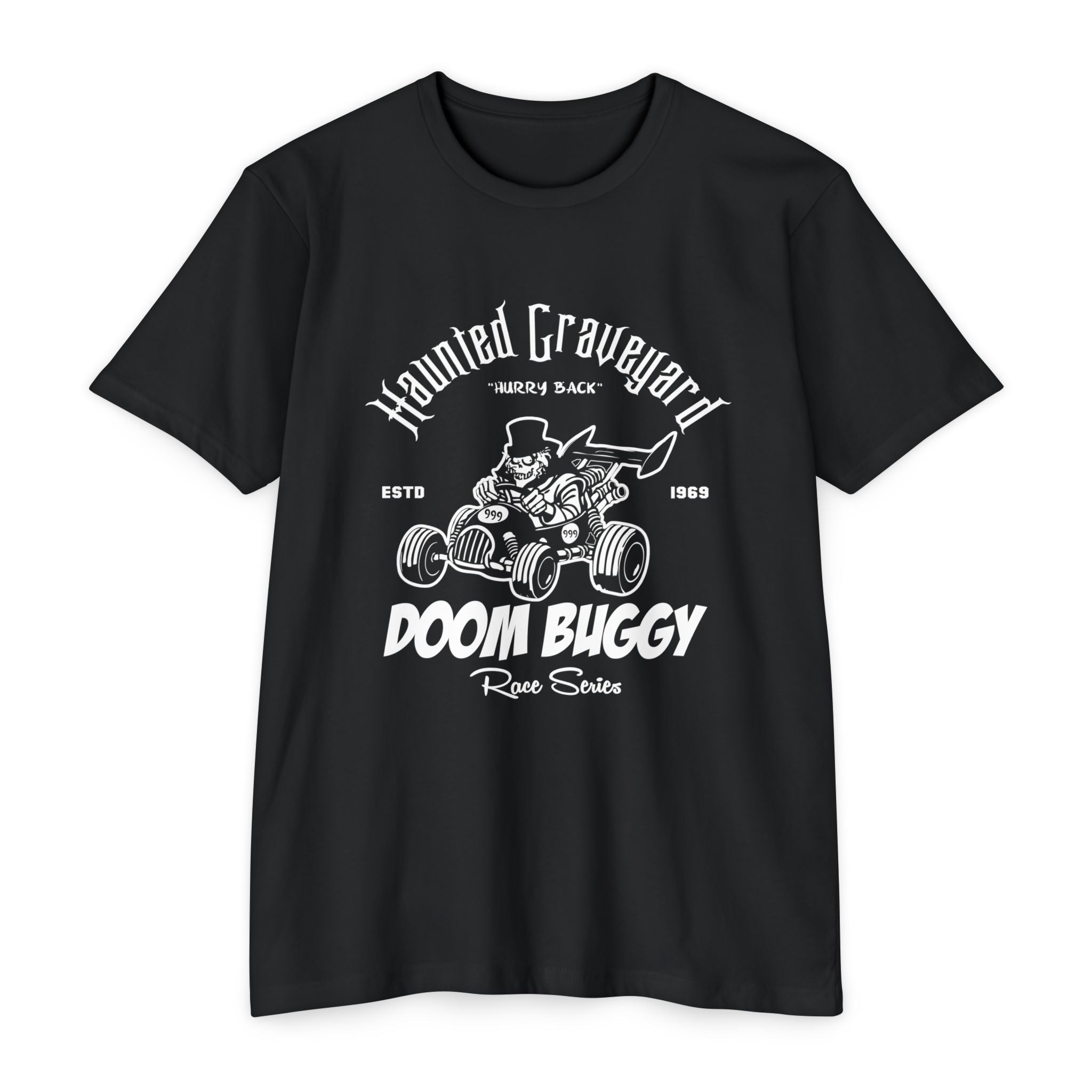 Haunted Graveyard Doom Buggy Unisex T-Shirt