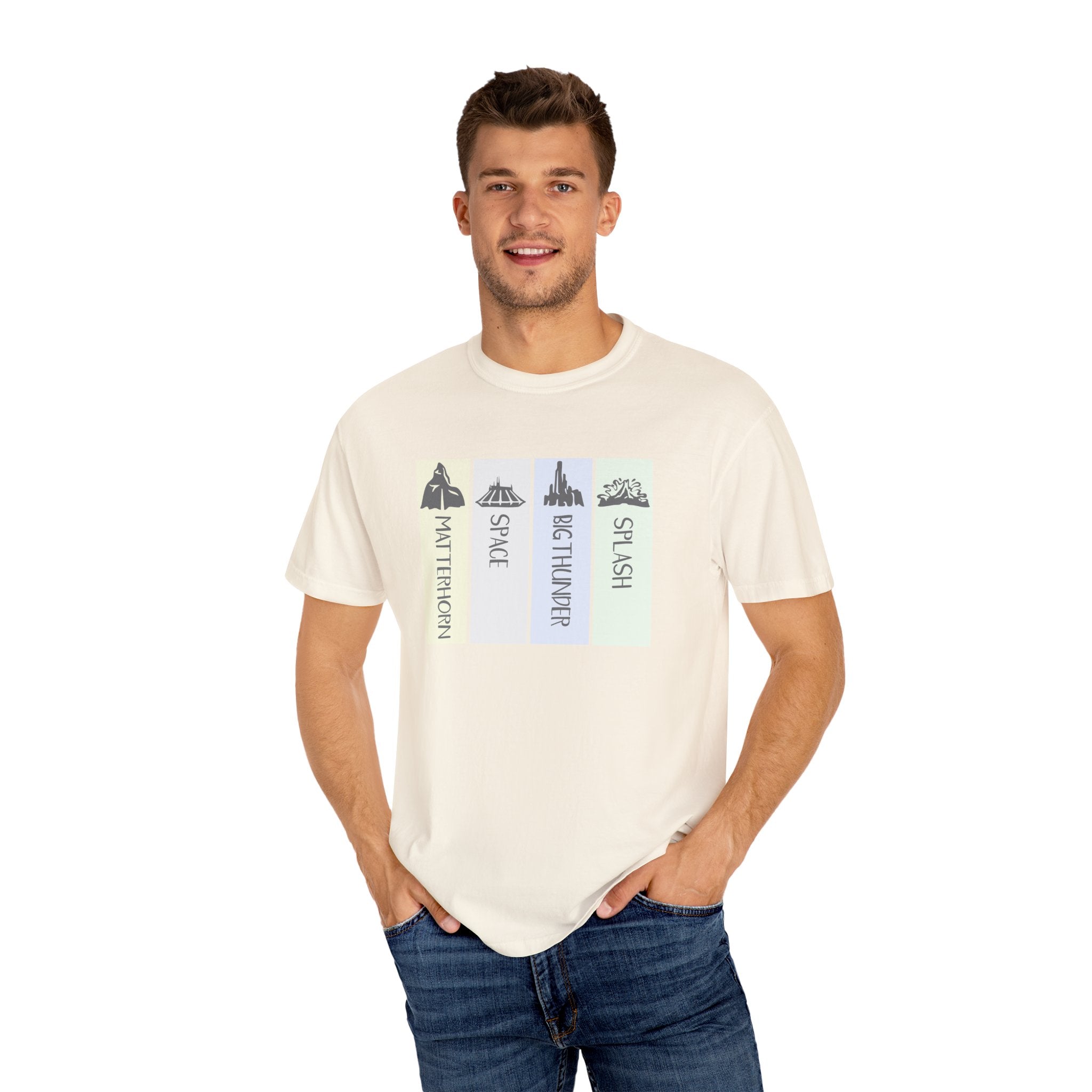 Mountain Range at Disneyland Unisex T-Shirt