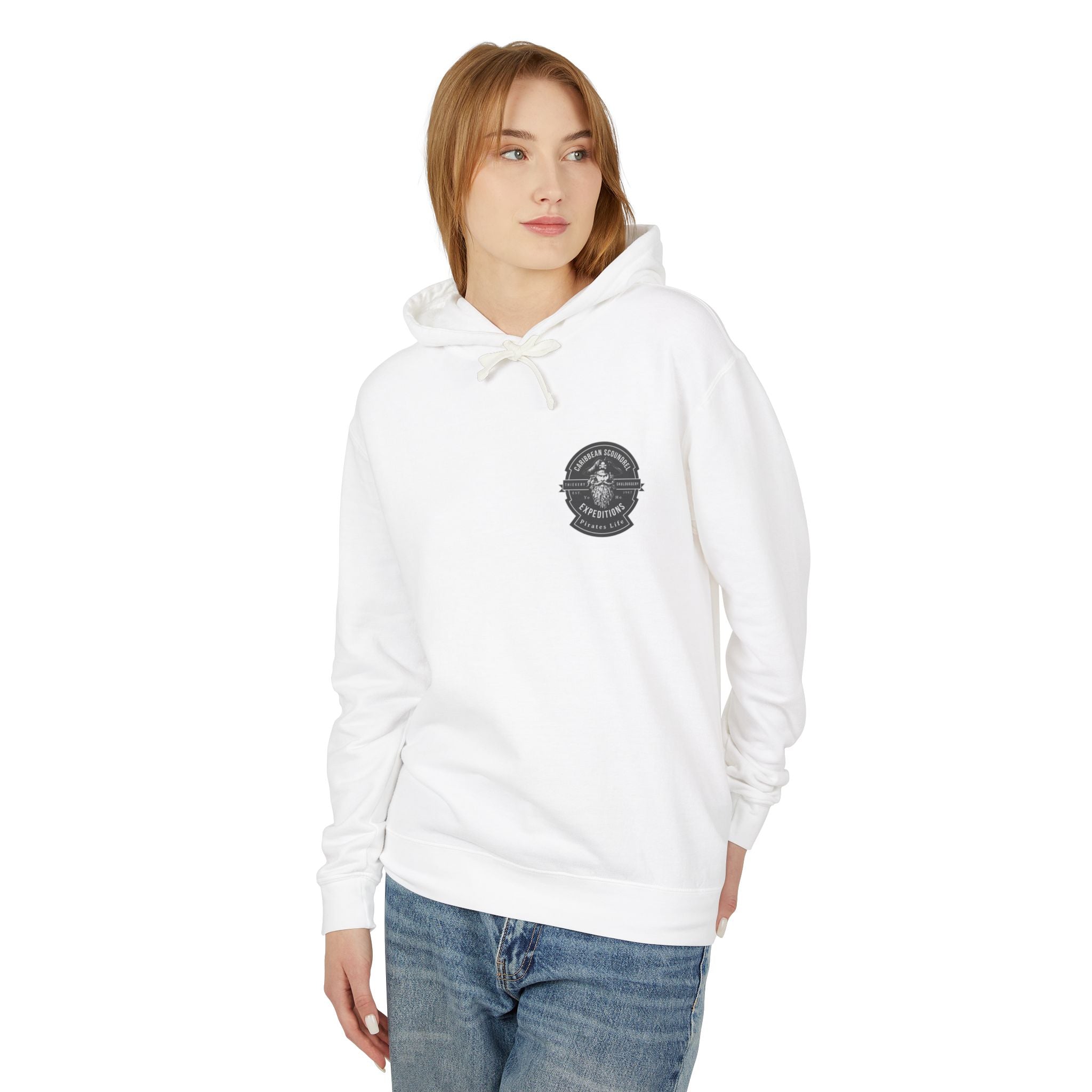 Caribbean Scoundrel Expeditions Unisex Lightweight Hoodie - Yo Ho, Yo Ho