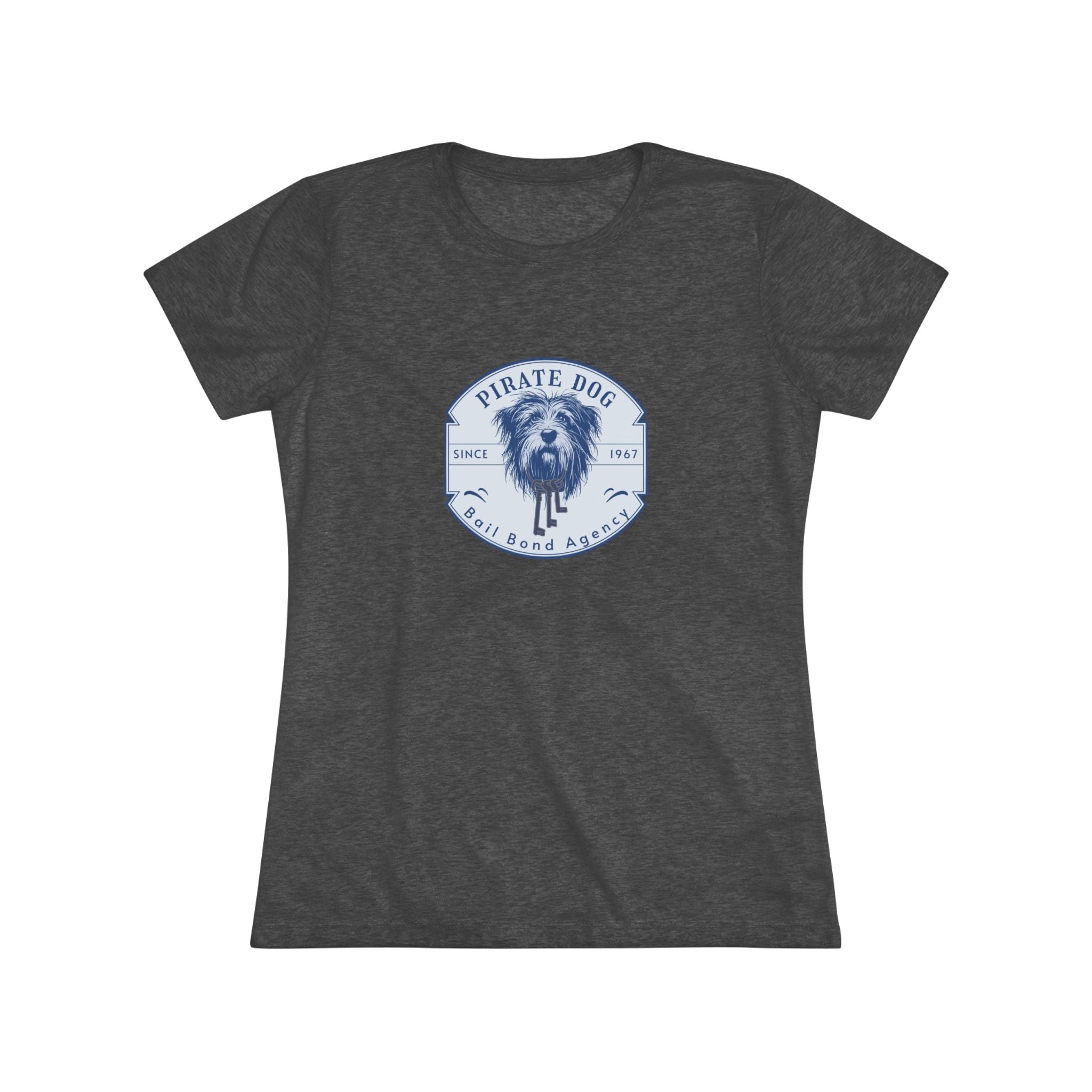 Pirate Dog Bail Bond Agency Women's Triblend Tee