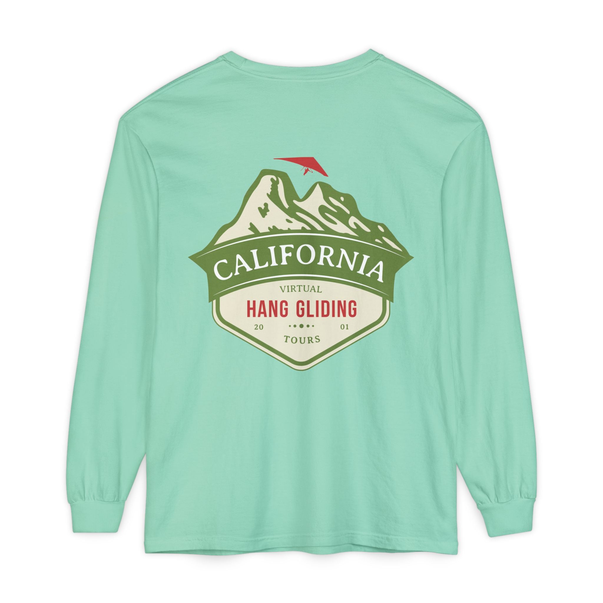 California Virtual Hang Gliding Tours Long Sleeve Unisex T-Shirt