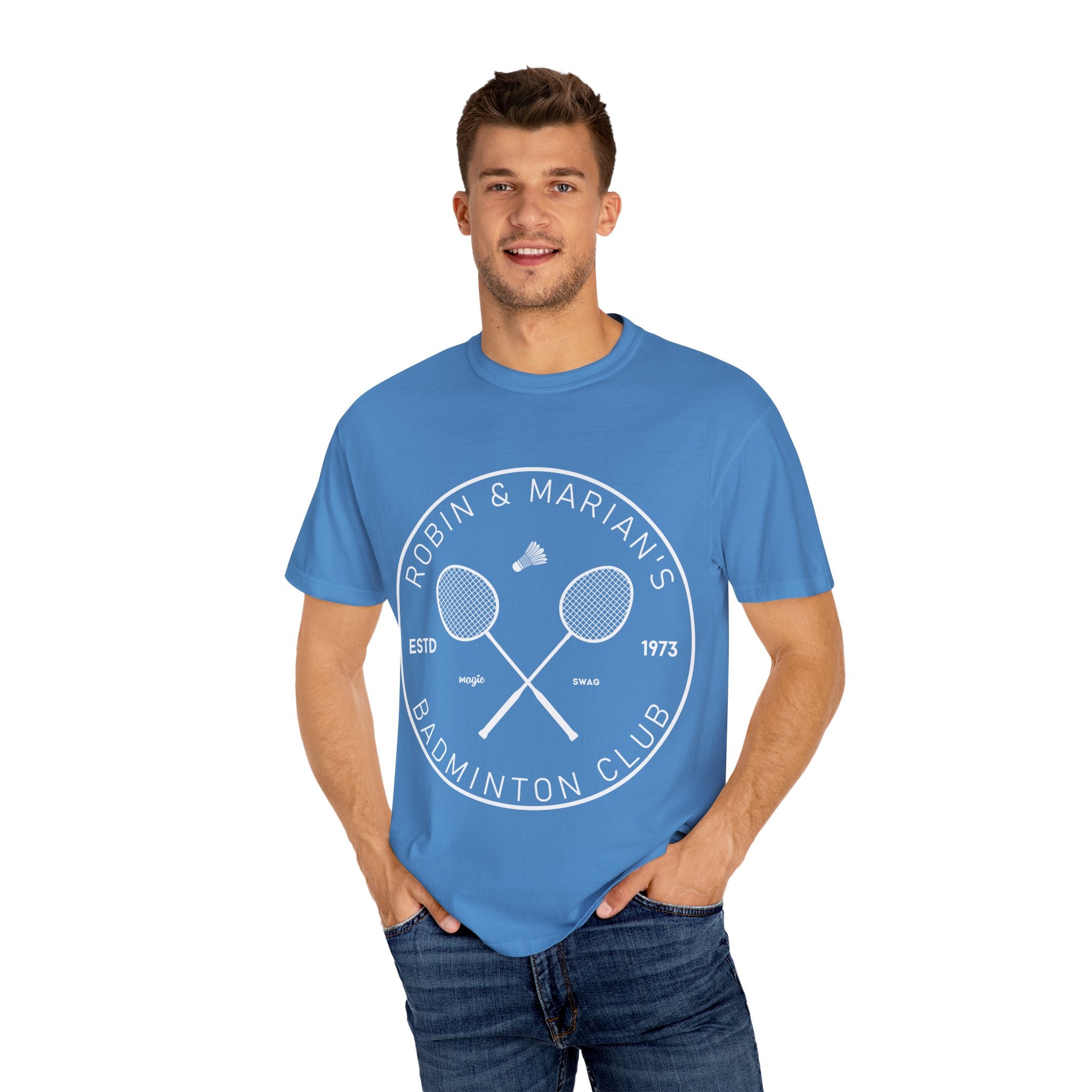 Robin and Marion's Badminton Club Unisex T-Shirt