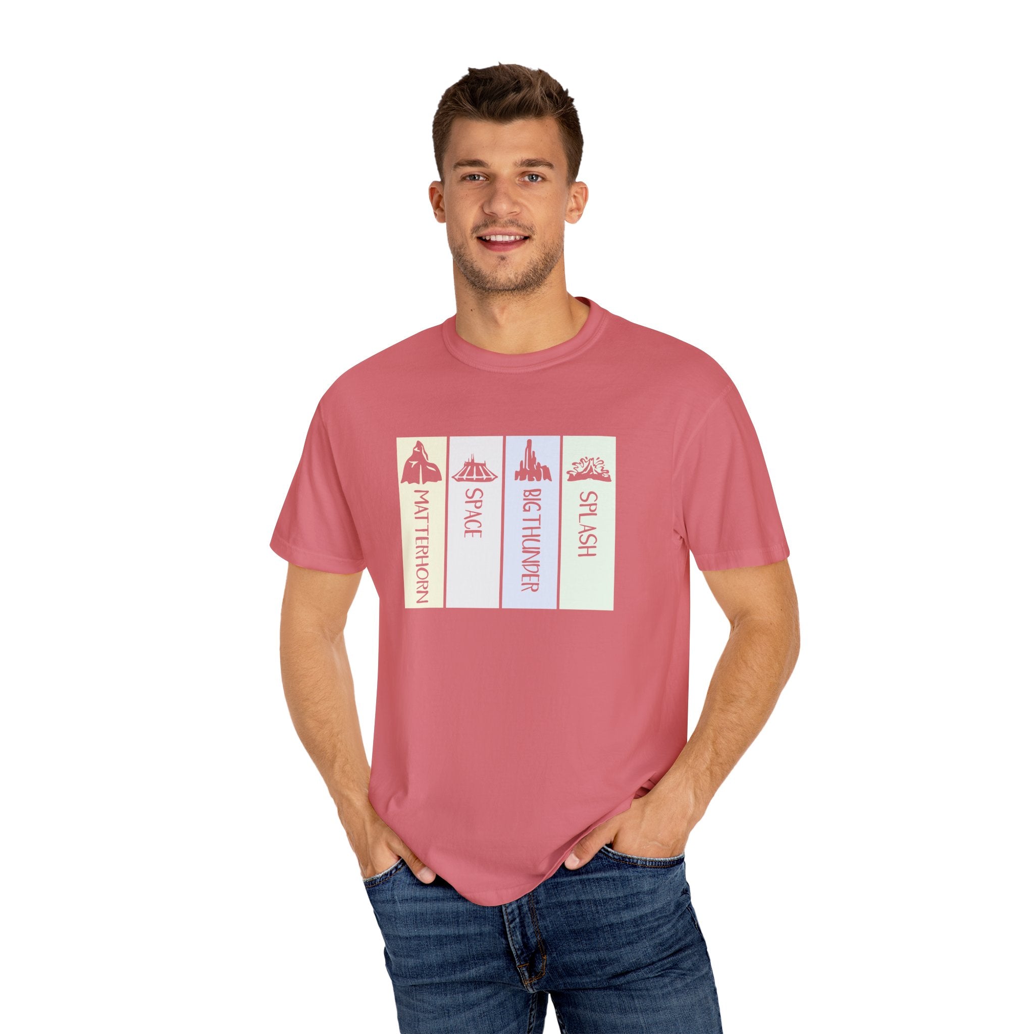 Mountain Range at Disneyland Unisex T-Shirt