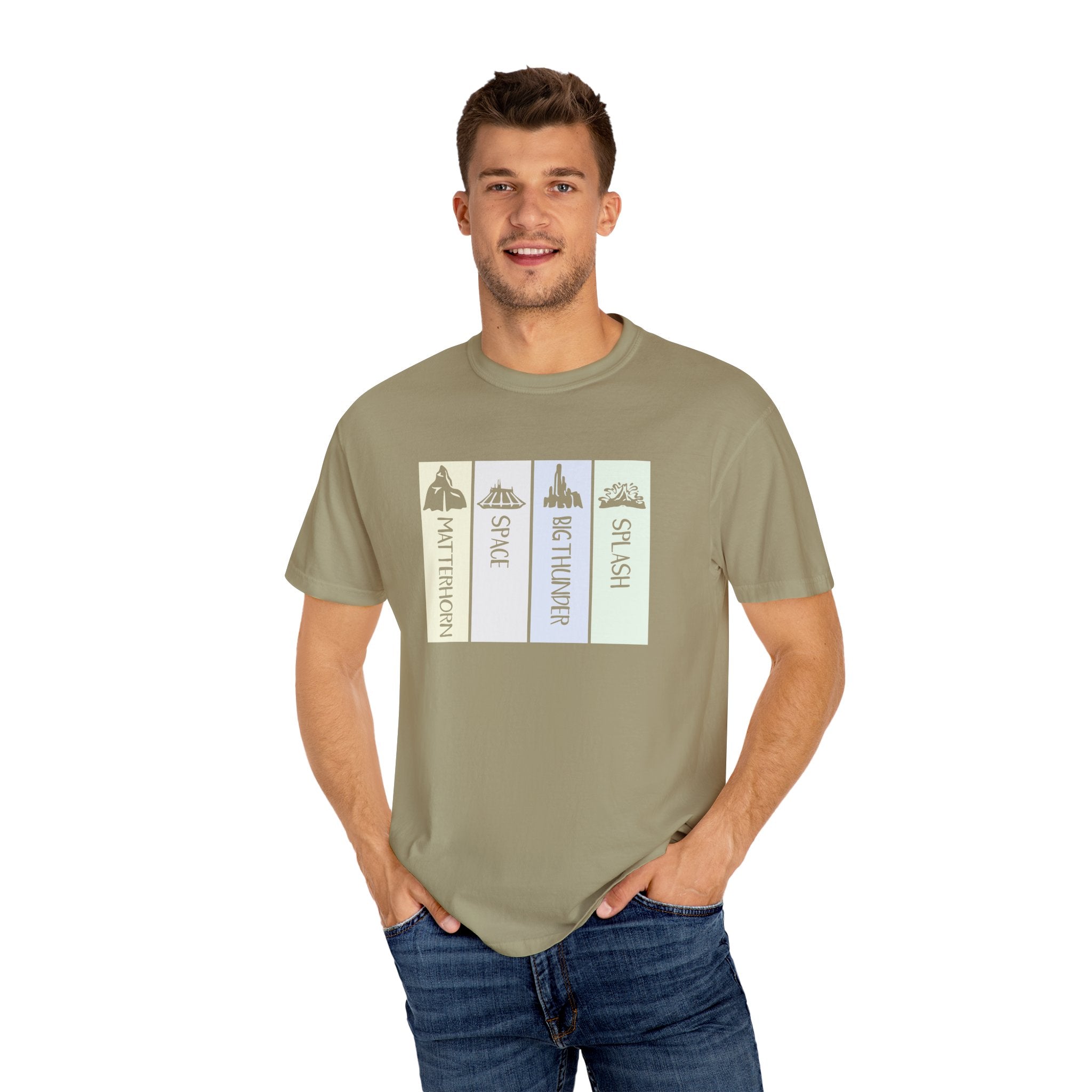Mountain Range at Disneyland Unisex T-Shirt