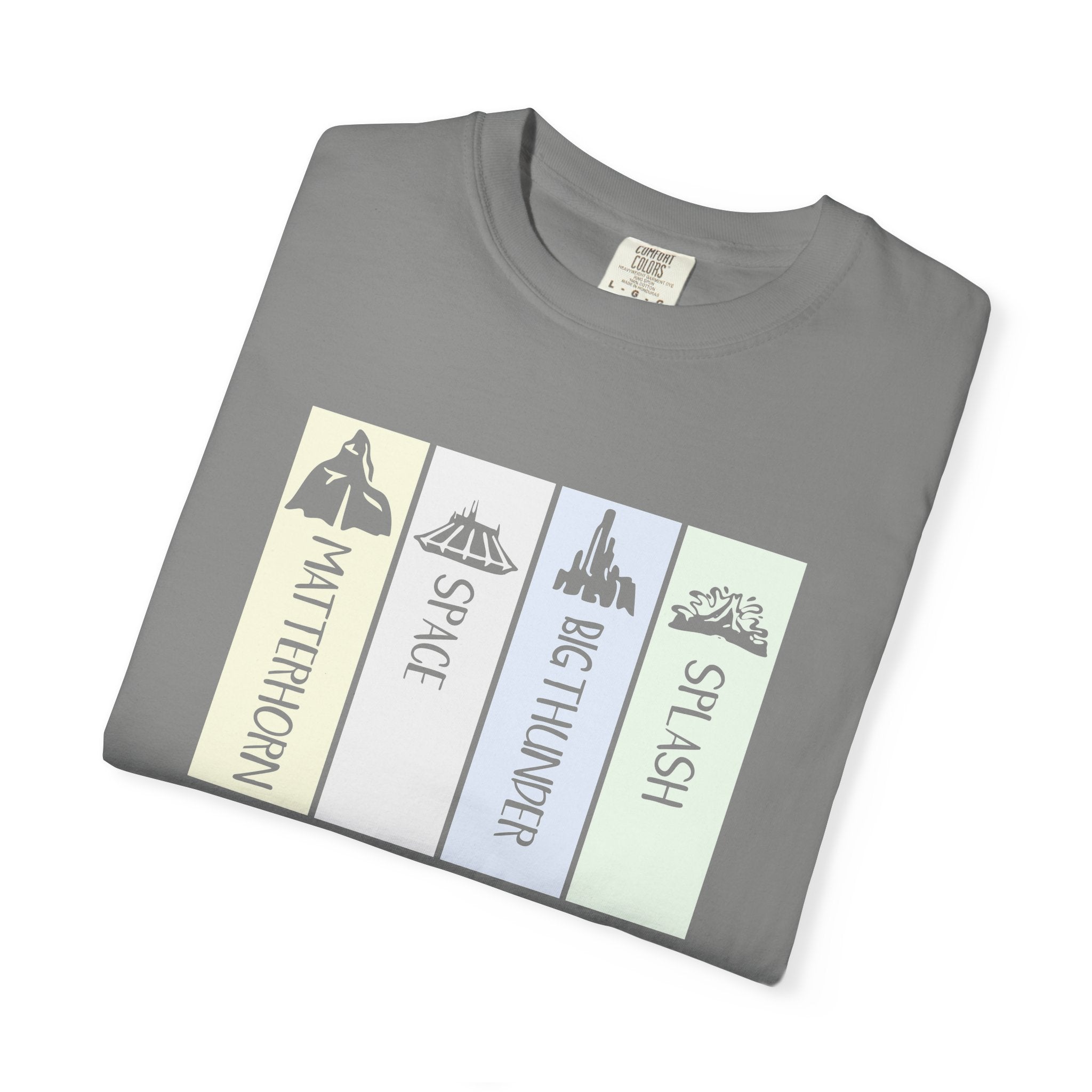 Mountain Range at Disneyland Unisex T-Shirt
