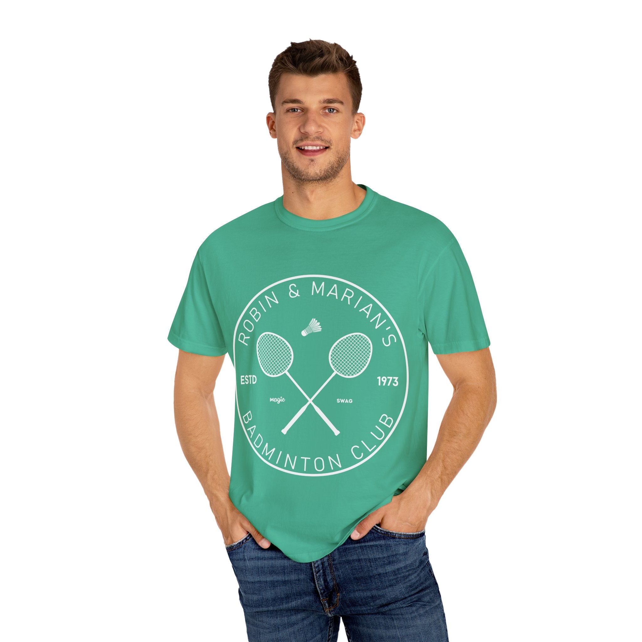 Robin and Marion's Badminton Club Unisex T-Shirt