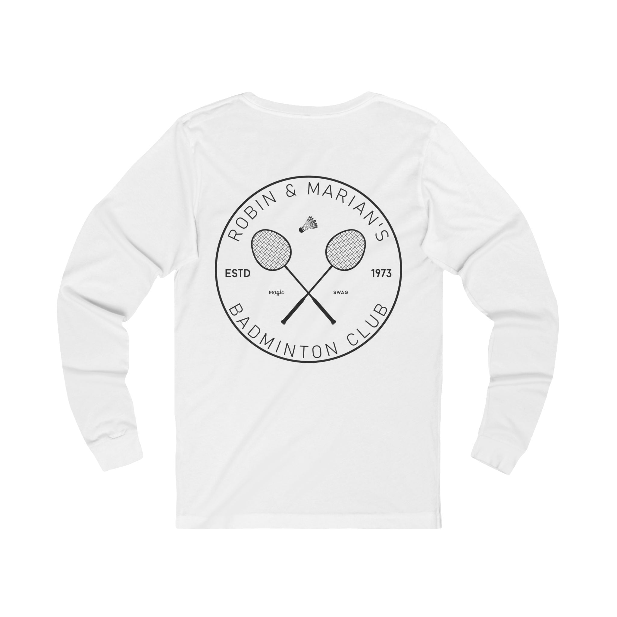 Robin & Marian Badminton Club Unisex Jersey Long Sleeve Tee