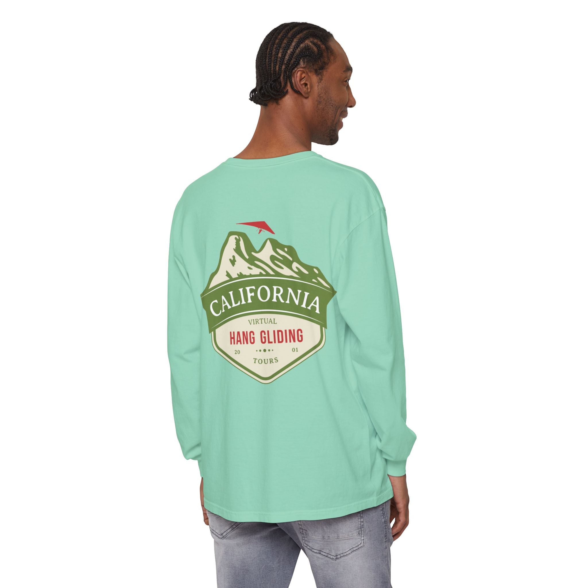 California Virtual Hang Gliding Tours Long Sleeve Unisex T-Shirt