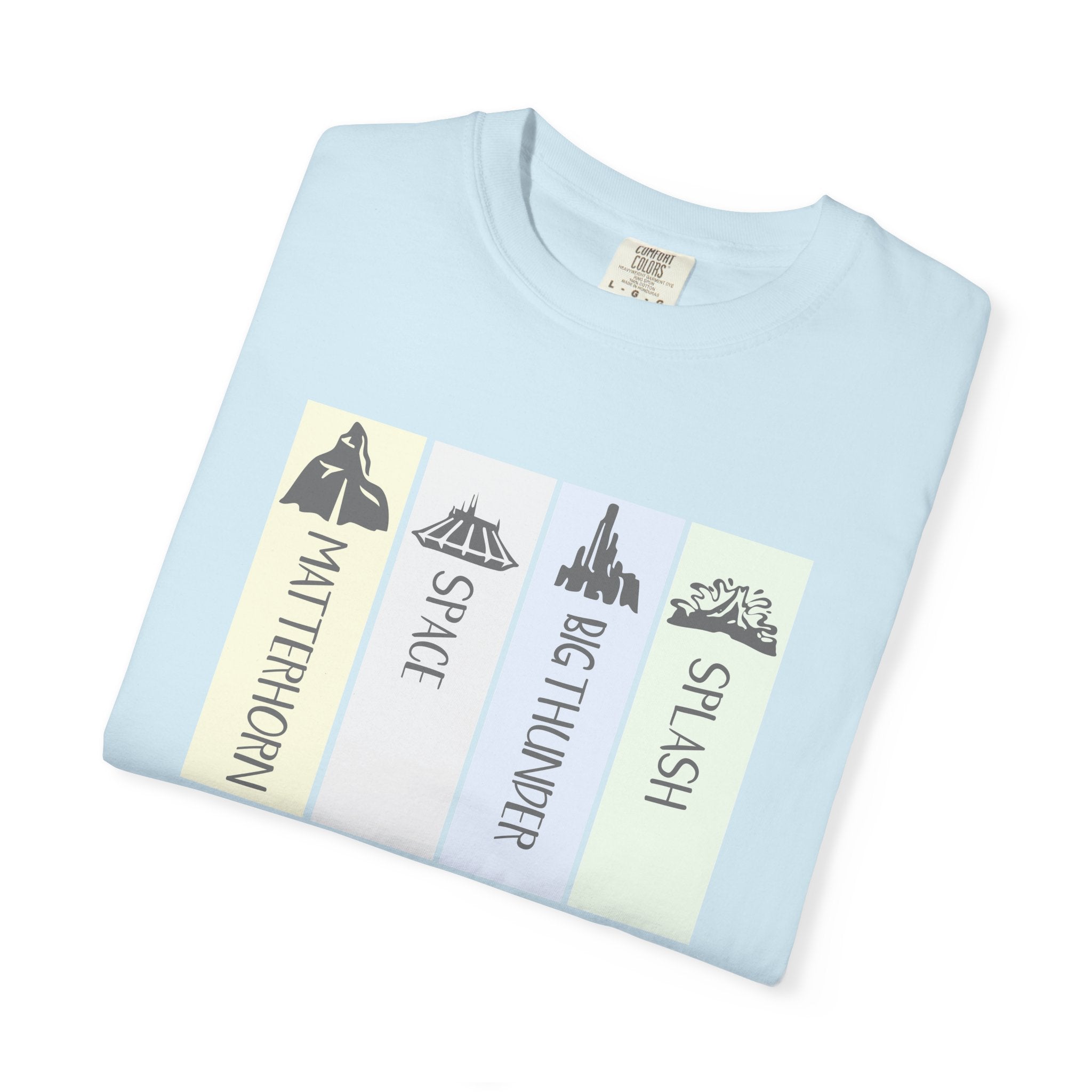 Mountain Range at Disneyland Unisex T-Shirt