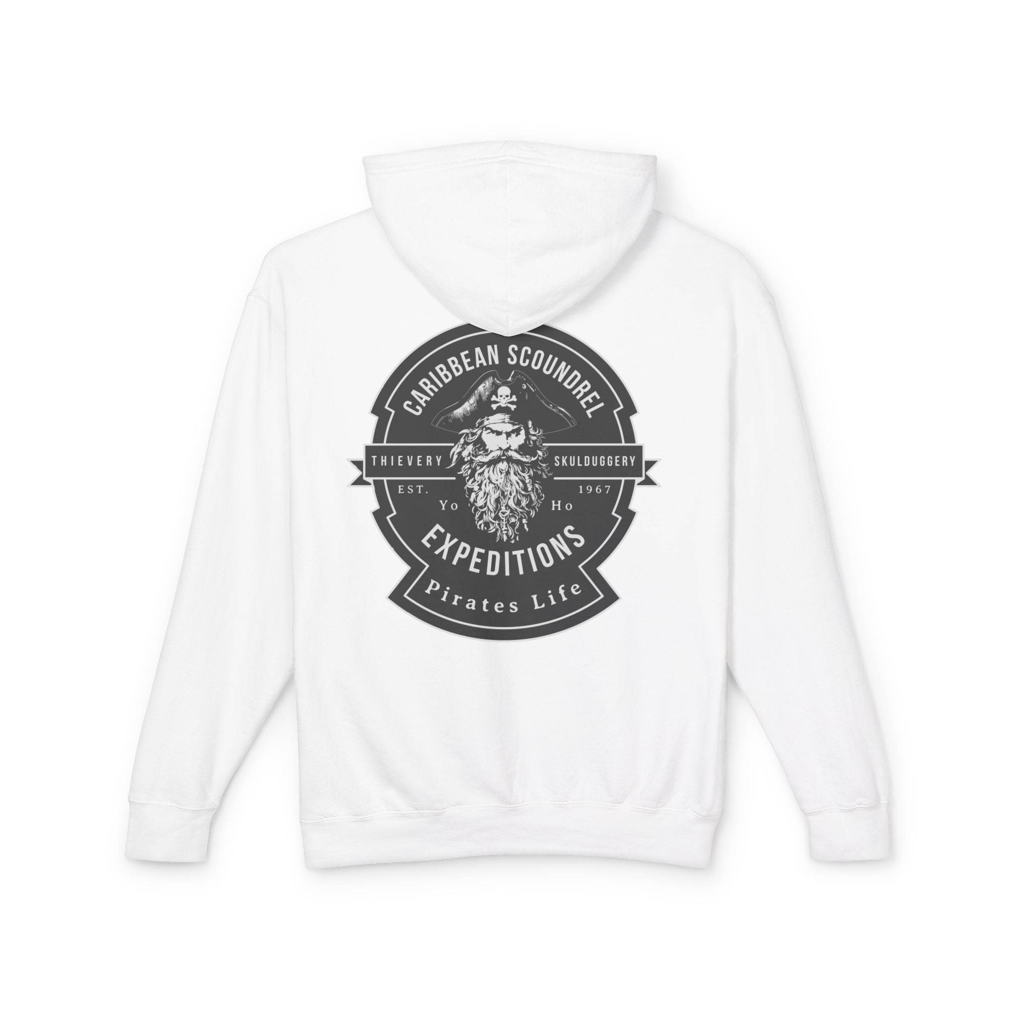 Caribbean Scoundrel Expeditions Unisex Lightweight Hoodie - Yo Ho, Yo Ho