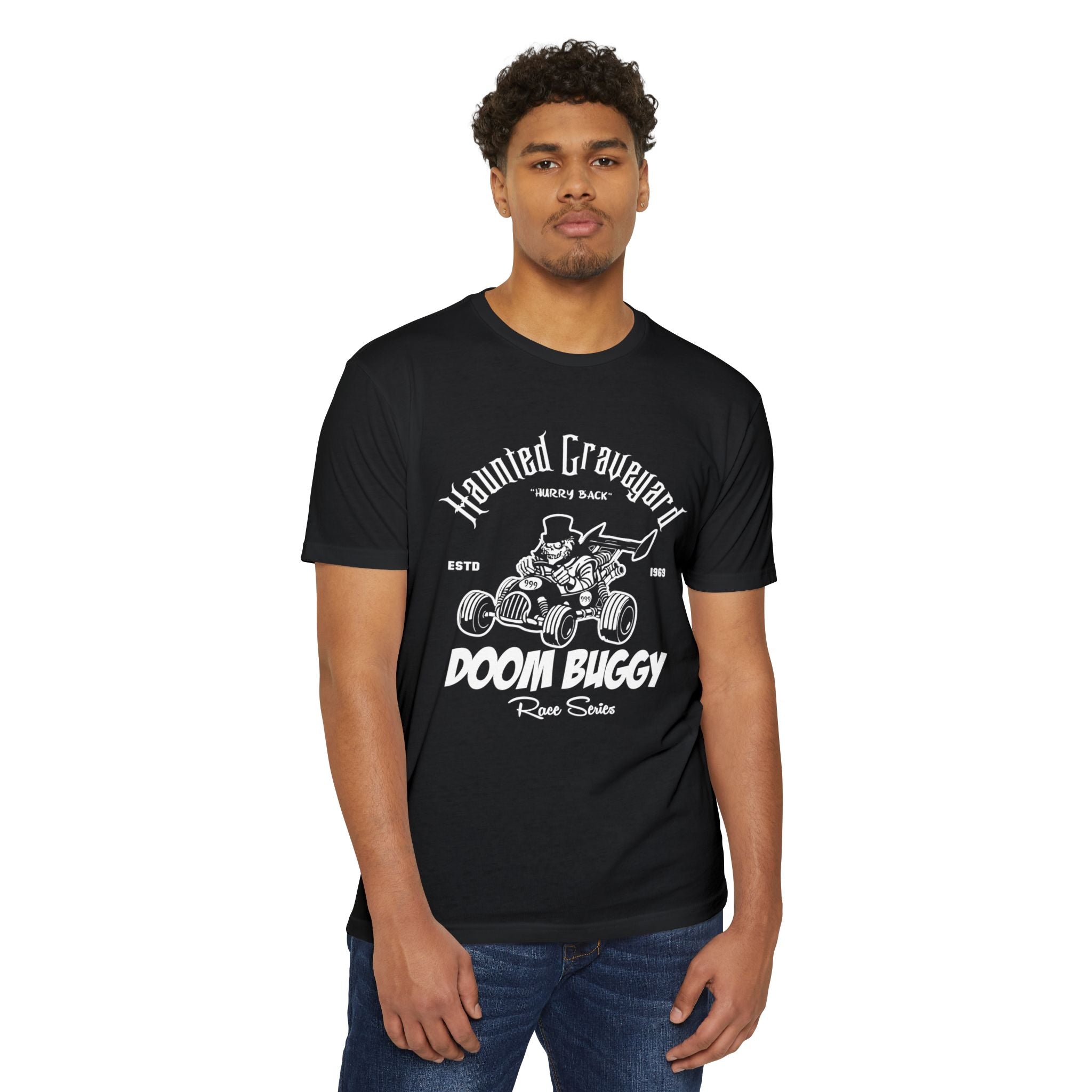 Haunted Graveyard Doom Buggy Unisex T-Shirt