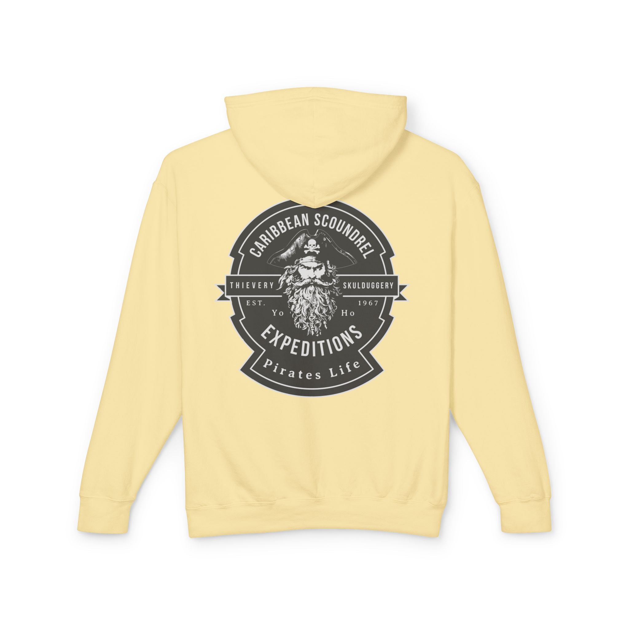 Caribbean Scoundrel Expeditions Unisex Lightweight Hoodie - Yo Ho, Yo Ho